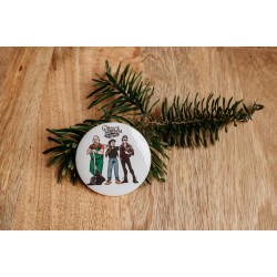 Karikatúra kitűző